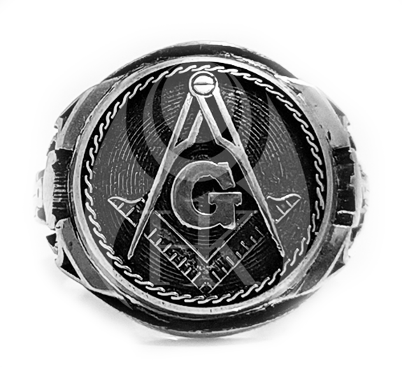 Round Masonic Ring